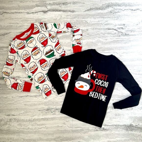 CARTER’S Boys Christmas Pajama Tops - Picture 1 of 3